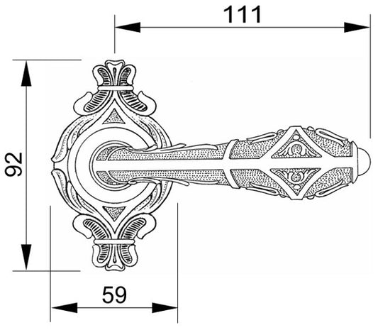 Technical drawing - Bronces Mestre