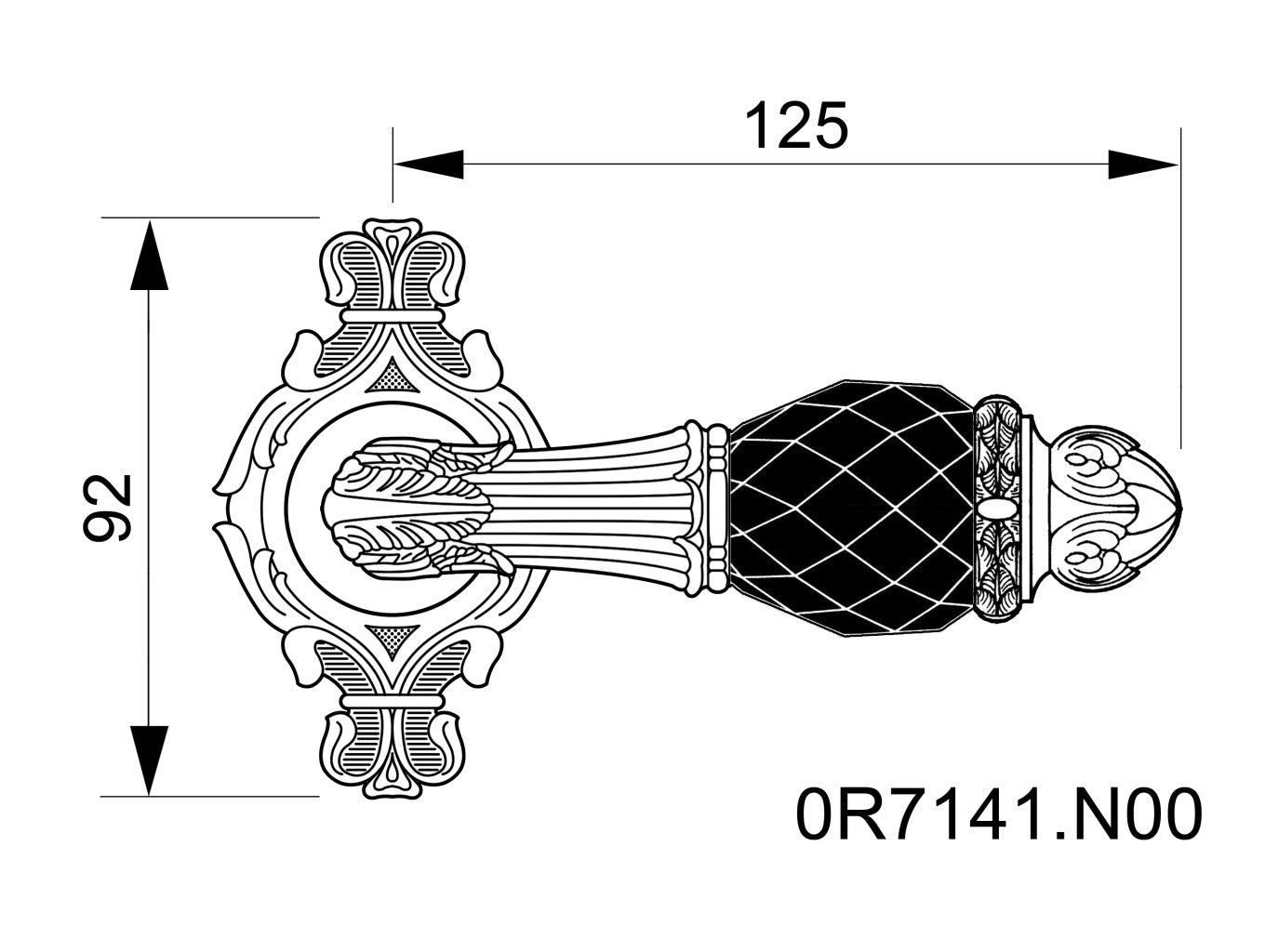 Technical drawing - Bronces Mestre