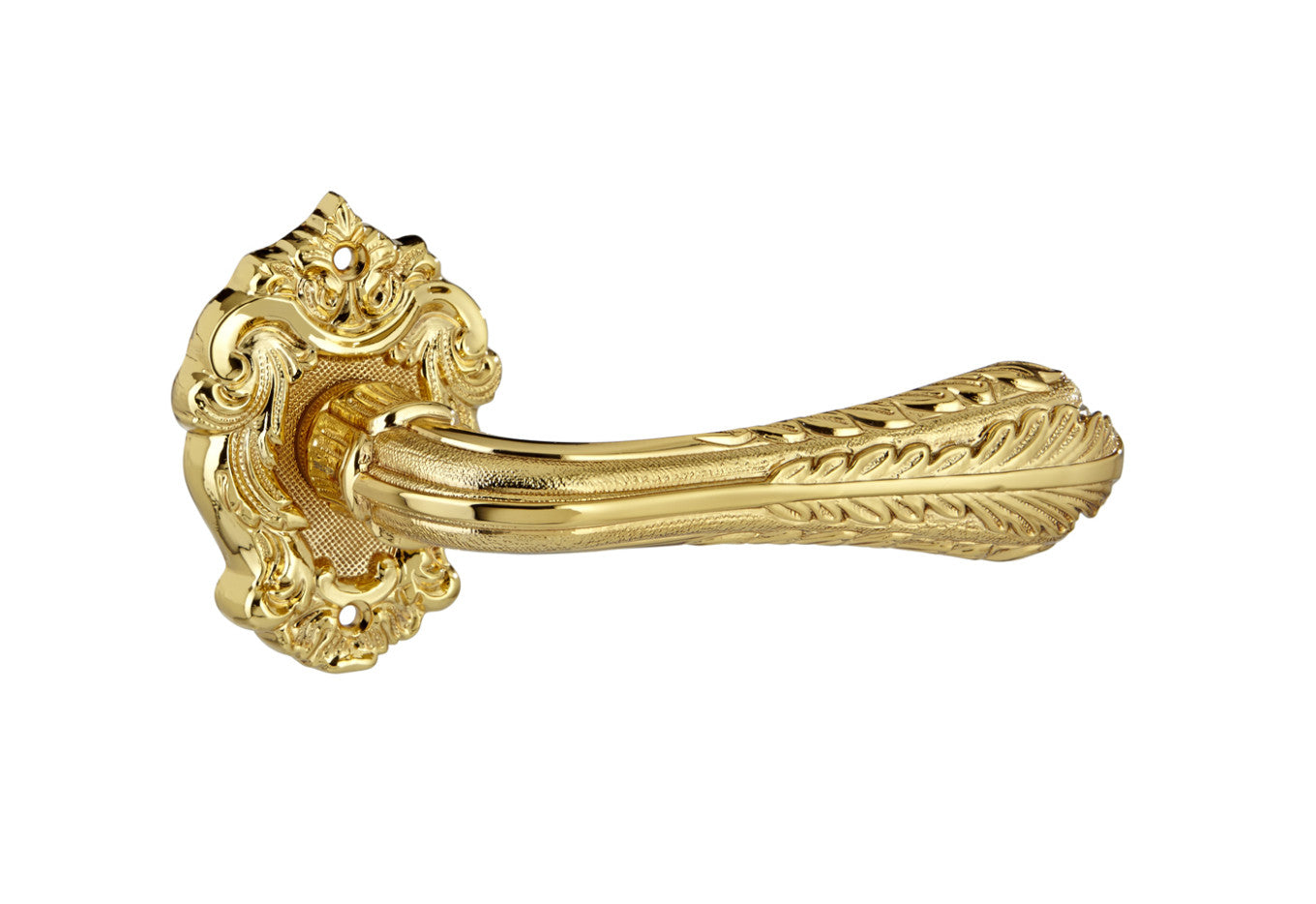 Bronces Mestre Treasure Door lever handles set on roses - 0R7424