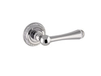 Bronces Mestre Metropolis Door lever handles set on roses with Swarovski Crystal Rocks - 0R8181
