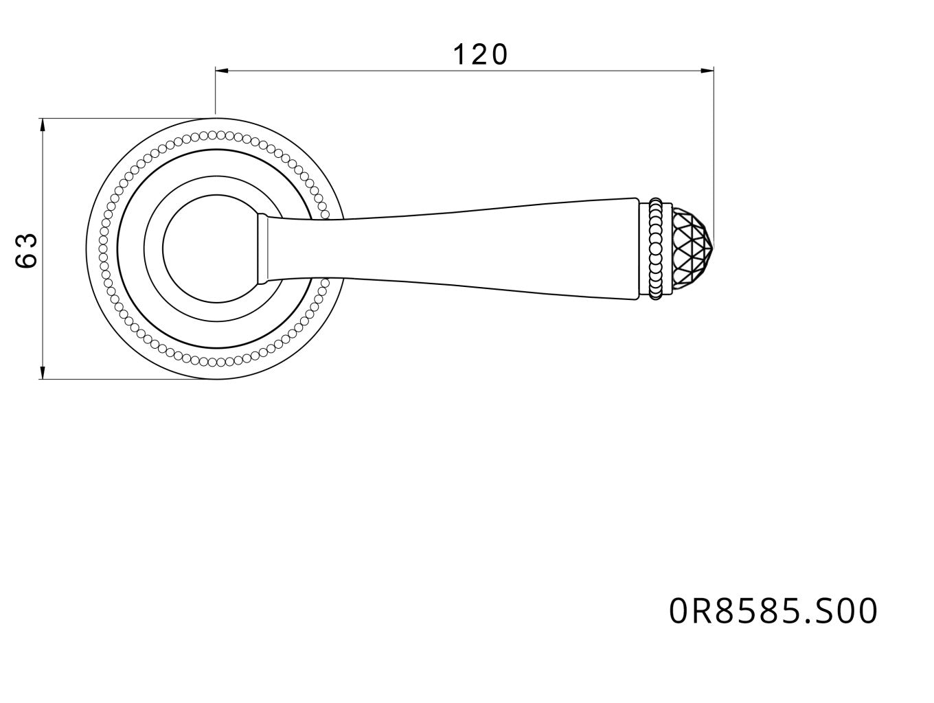 Technical drawing - Bronces Mestre
