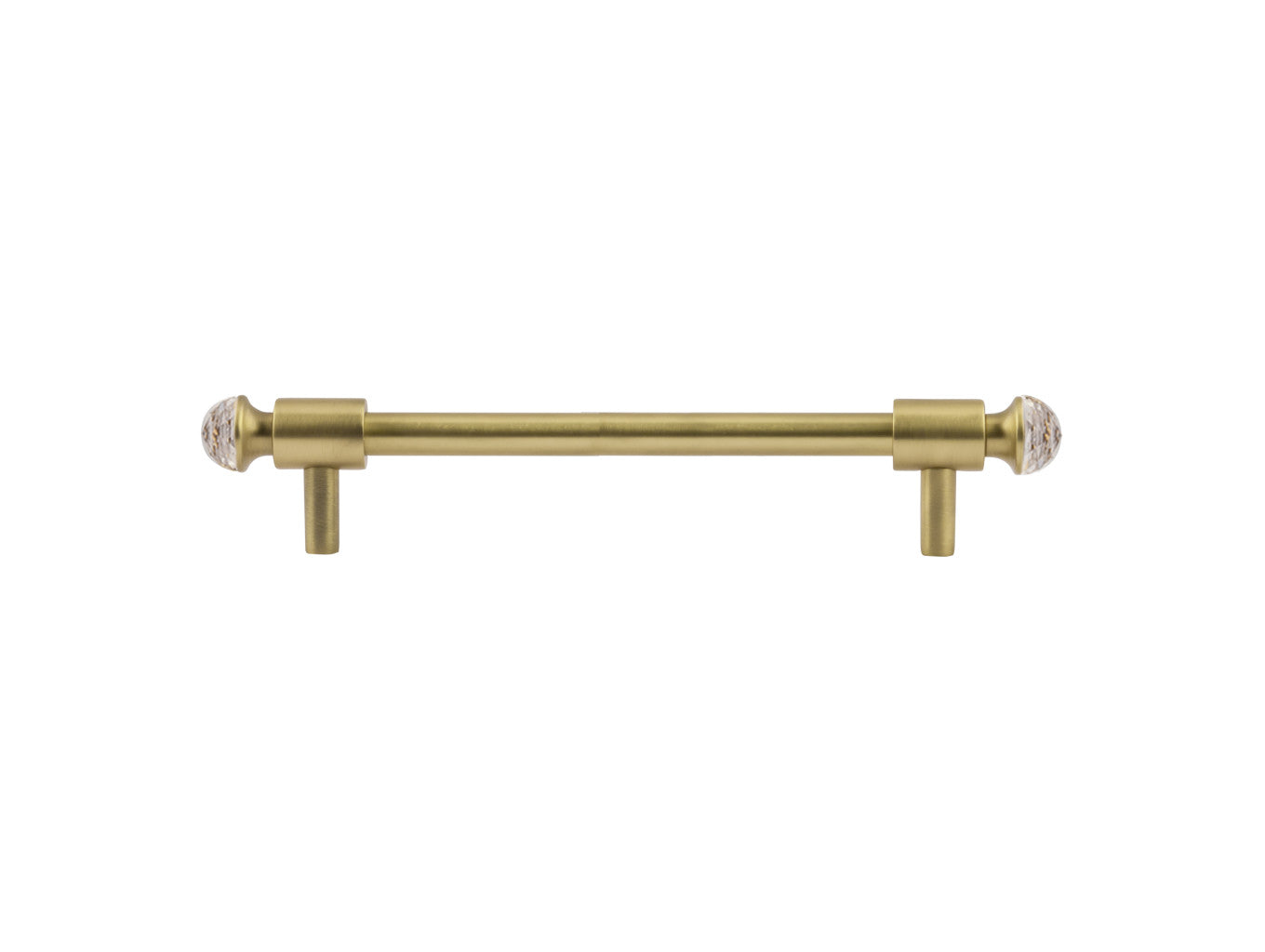 Bronces Mestre Clasica Wardrobe pull with Swarovski crystal 160mm between centers - 0T5000-S160