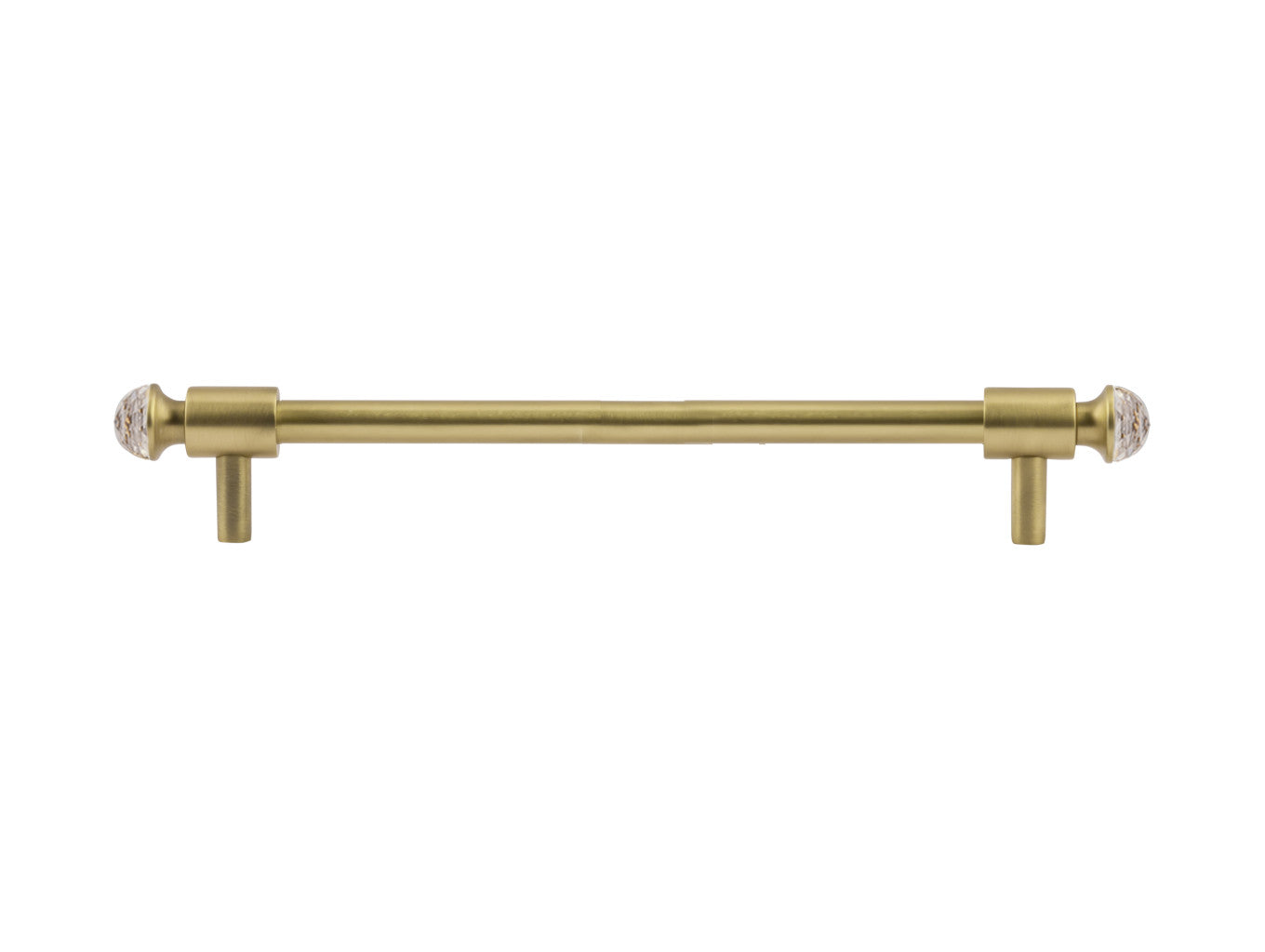 Bronces Mestre Clasica Wardrobe pull with Swarovski crystal 192mm between centers - 0T5000-S192