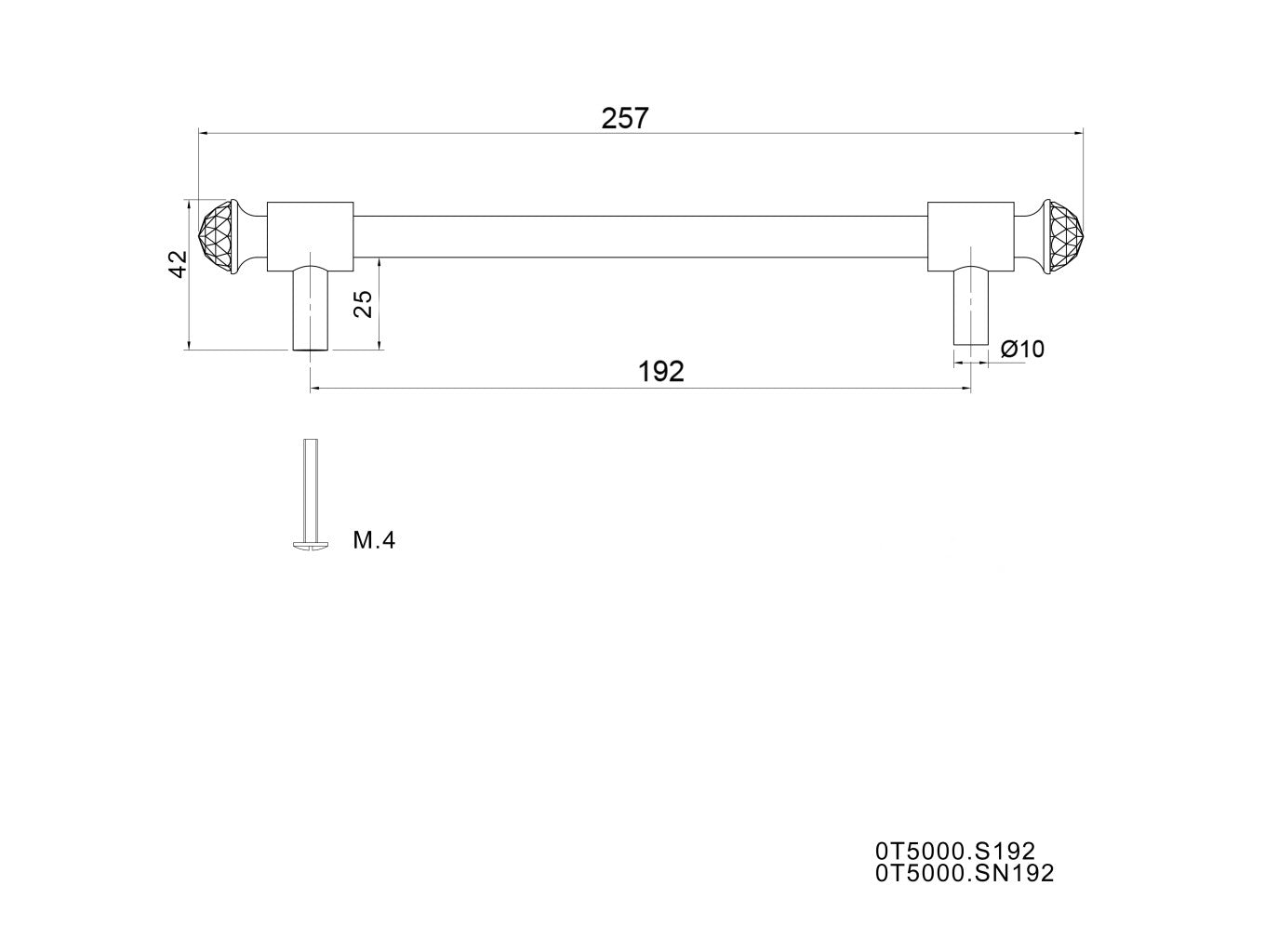 Technical drawing - Bronces Mestre