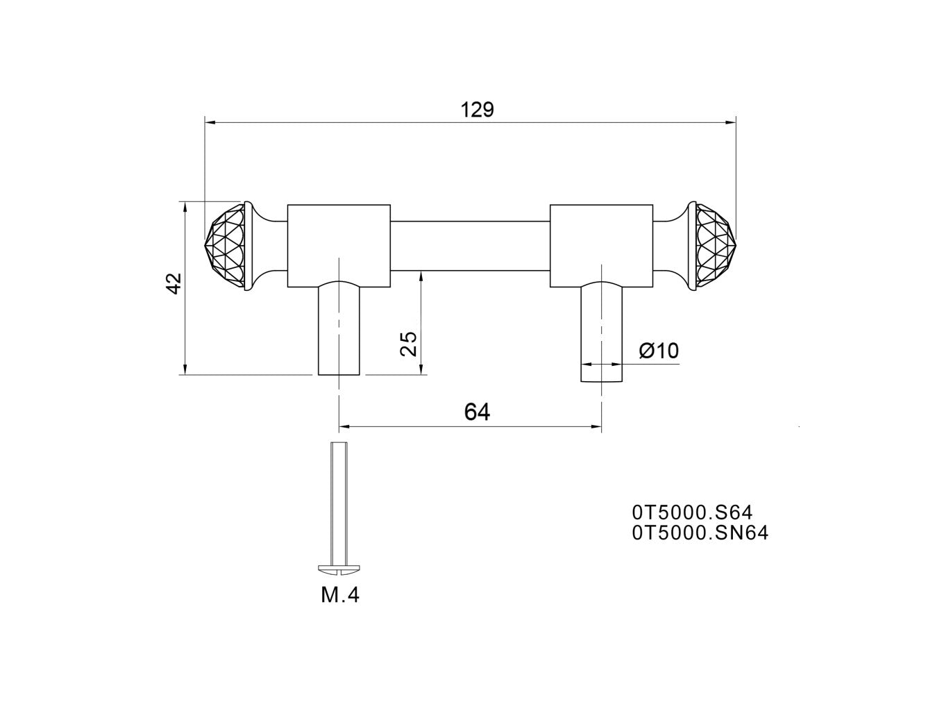 Technical drawing - Bronces Mestre