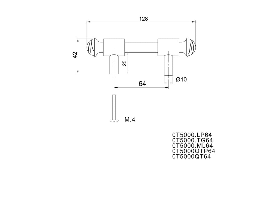 Technical drawing - Bronces Mestre