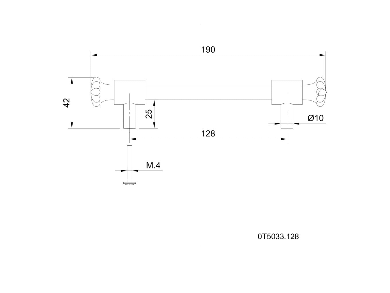Technical drawing - Bronces Mestre