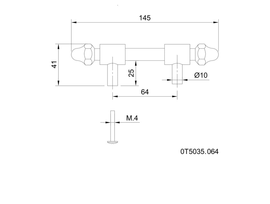 Technical drawing - Bronces Mestre