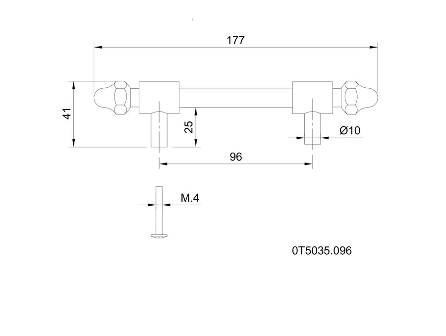 Technical drawing - Bronces Mestre