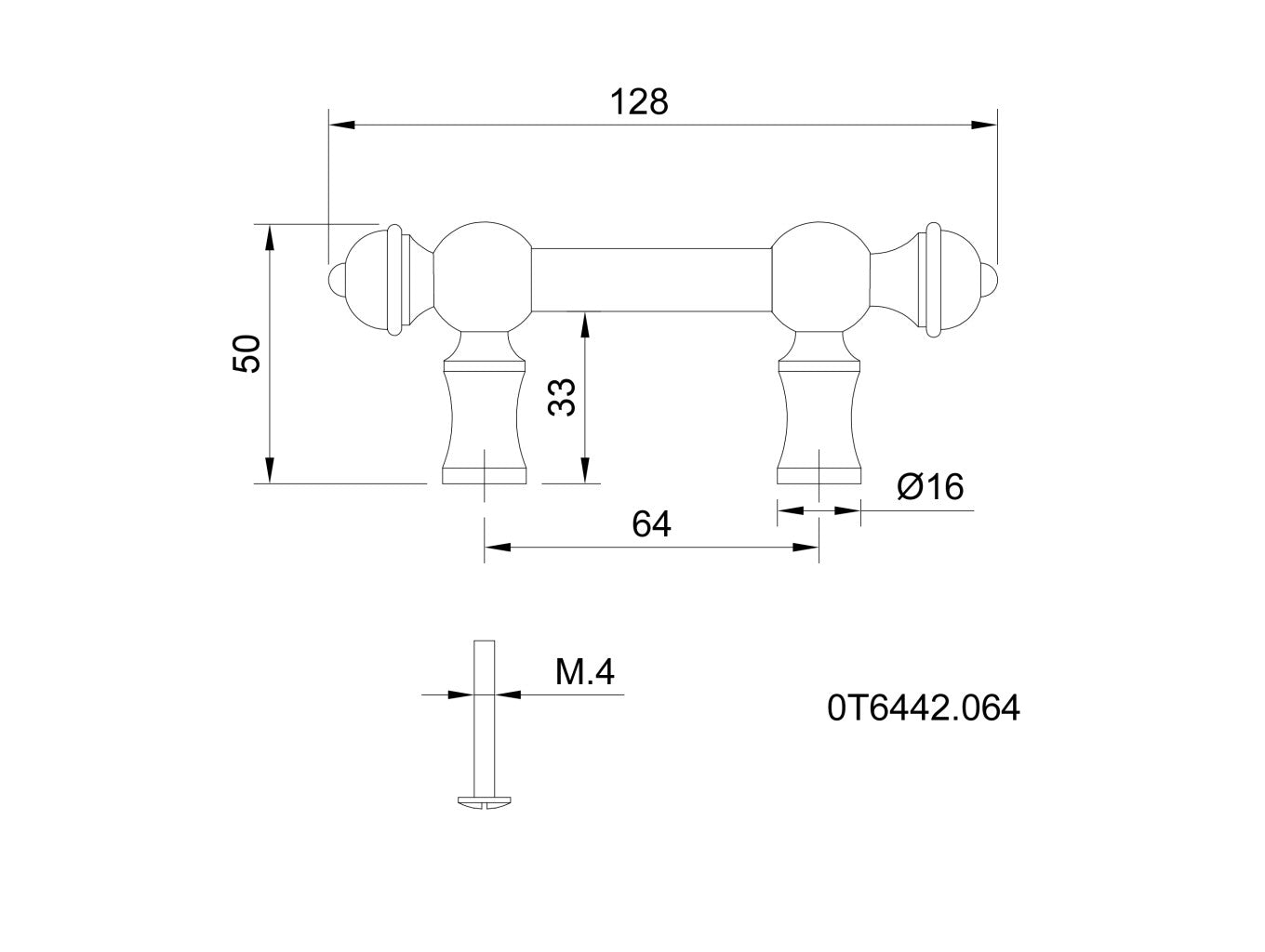 Technical drawing - Bronces Mestre