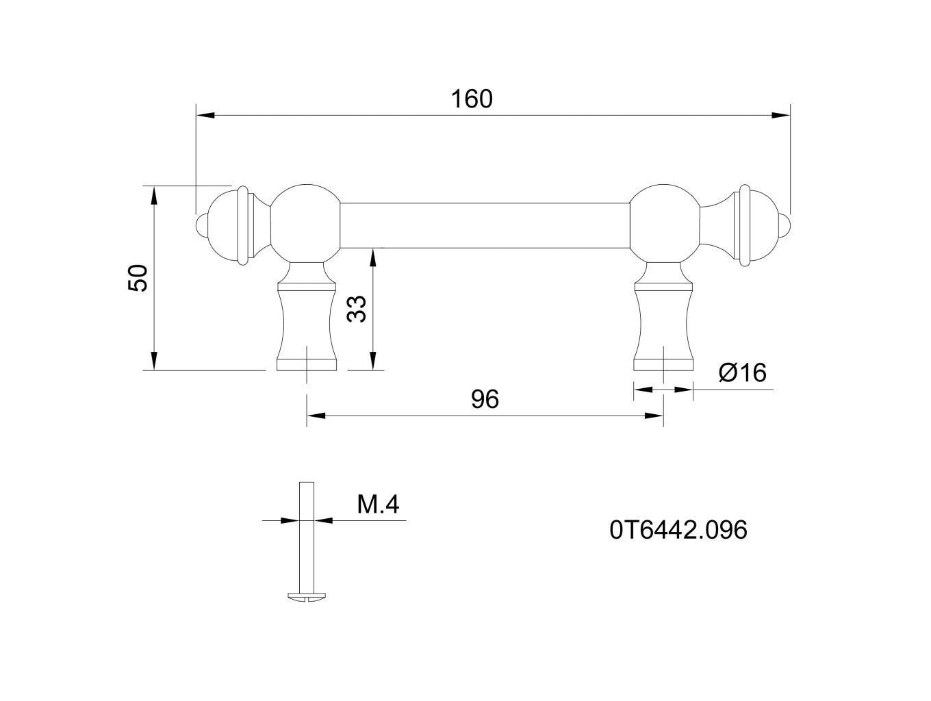 Technical drawing - Bronces Mestre
