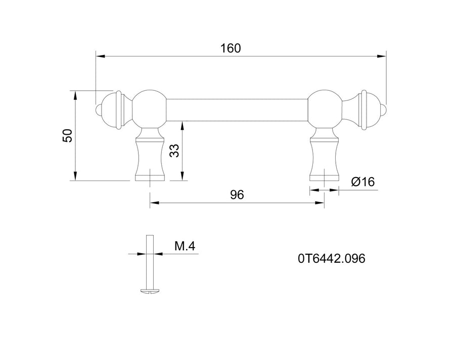 Technical drawing - Bronces Mestre