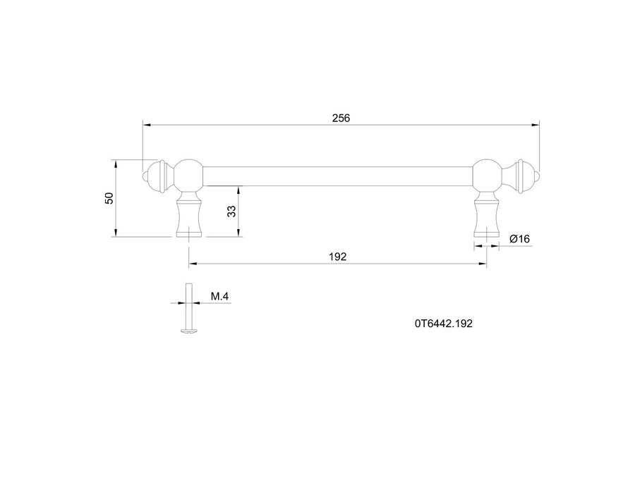 Technical drawing - Bronces Mestre