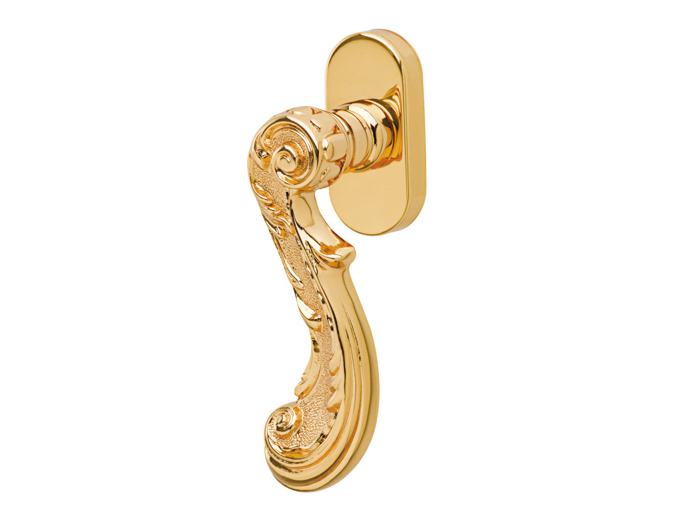 Bronces Mestre Clasica Window handle on rosette right - 0V0716