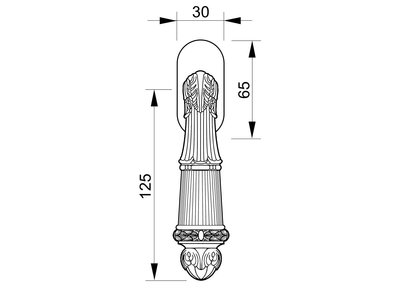 Technical drawing - Bronces Mestre