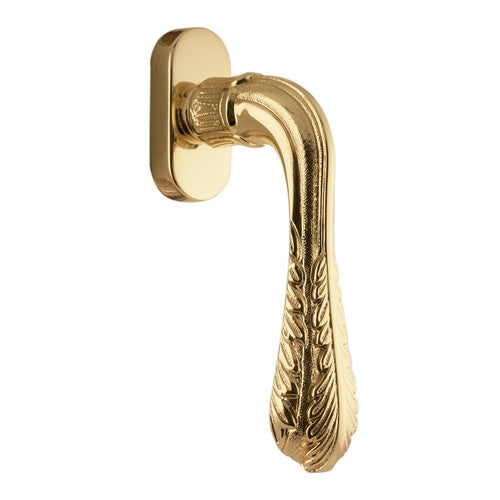 Bronces Mestre Treasure Window handle on rosette - 0V0724
