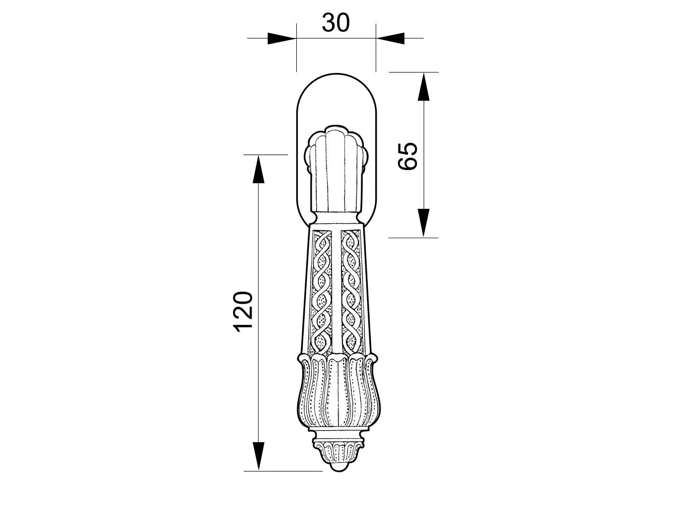 Technical drawing - Bronces Mestre