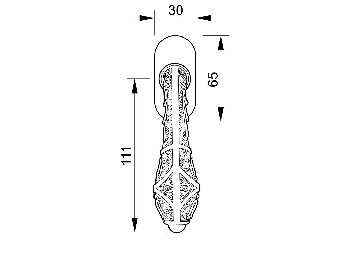 Technical drawing - Bronces Mestre