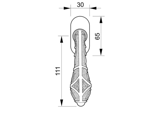 Technical drawing - Bronces Mestre