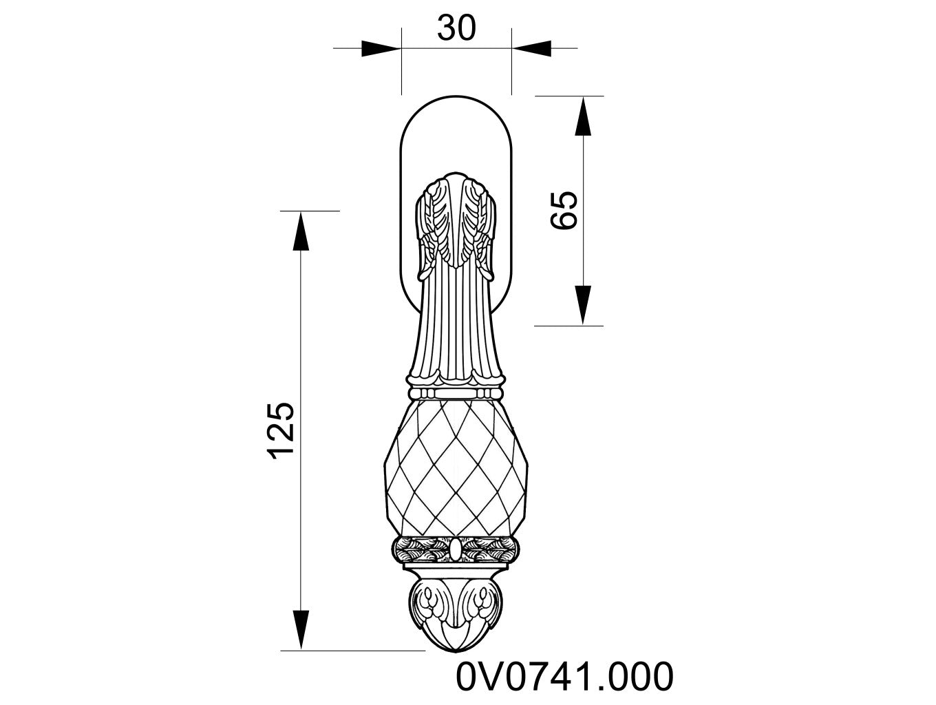 Technical drawing - Bronces Mestre