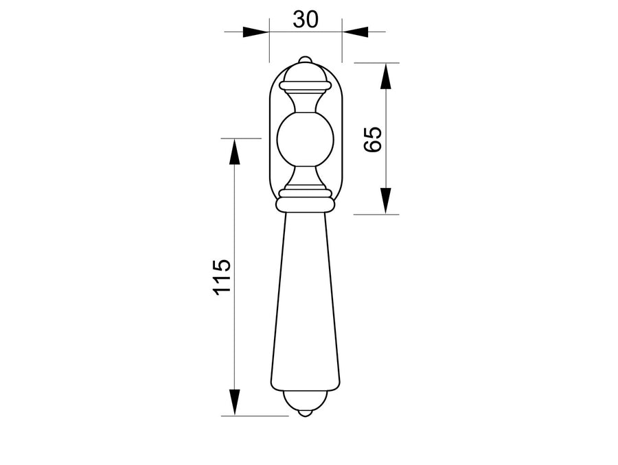 Technical drawing - Bronces Mestre