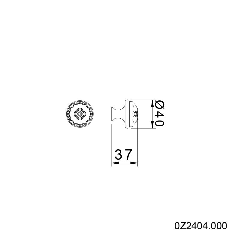 Technical drawing - Bronces Mestre