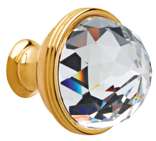 Bronces Mestre Clasica Cabinet knob diameter 34mm with Swarovski crystal - 0Z5738-B00