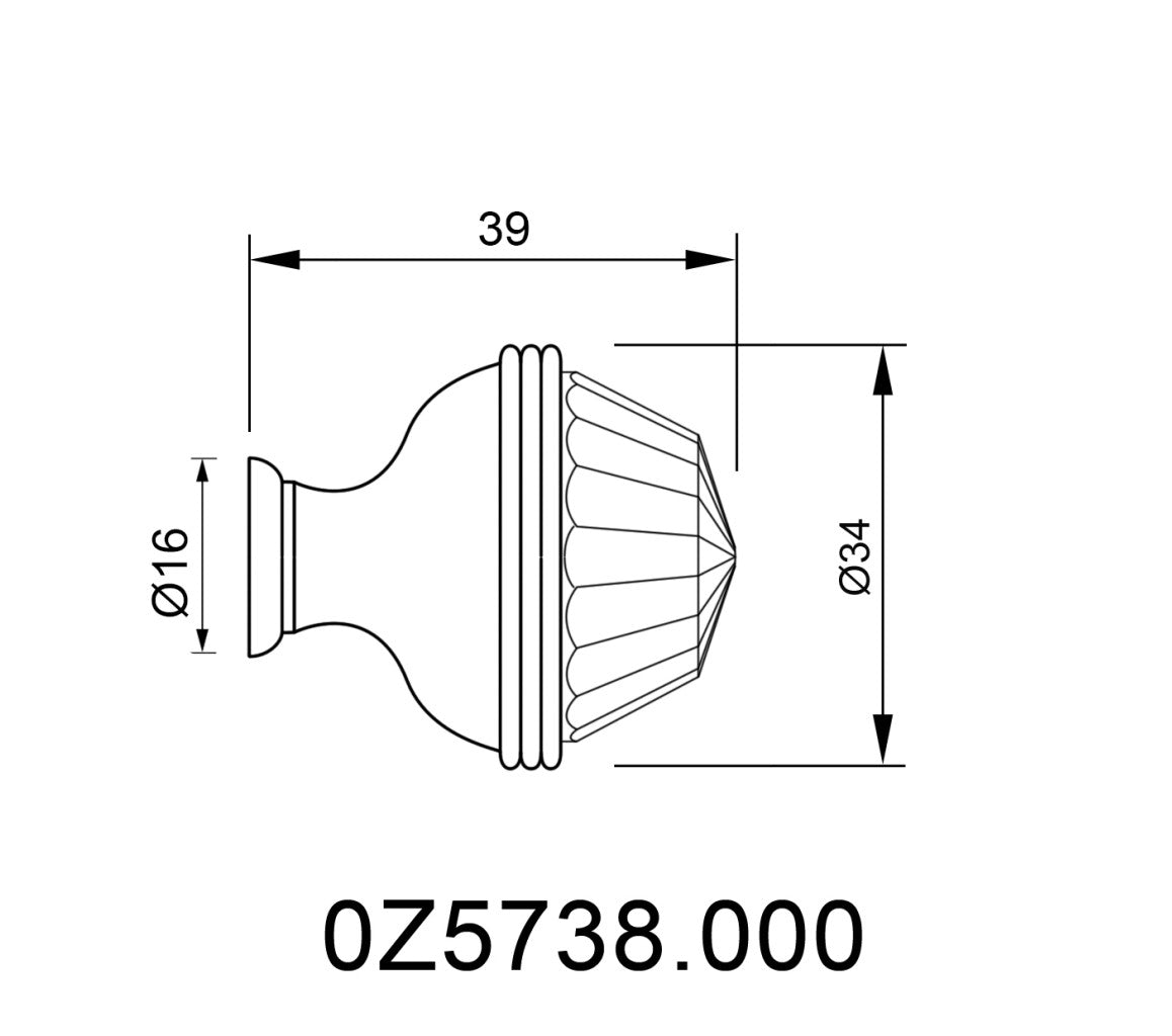 Technical drawing - Bronces Mestre