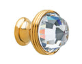 Cabinet knob diameter 23mm with Swarovski crystal - 0Z5739