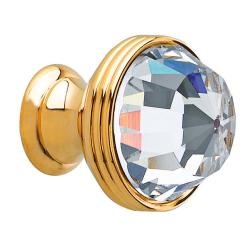 Clasica Cabinet knob diameter 23mm with Swarovski crystal
