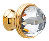 Bronces Mestre Clasica Cabinet knob diameter 23mm with Swarovski crystal - 0Z5739-B00