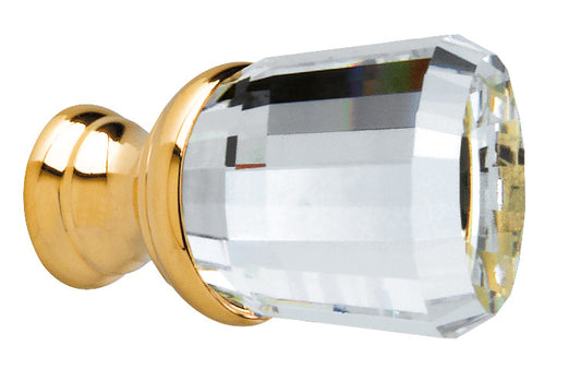Bronces Mestre Clasica Cabinet knob diameter 20mm with Swarovski crystal - 0Z5740