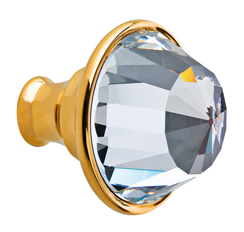 Clasica Cabinet knob diameter 34mm with Swarovski crystal
