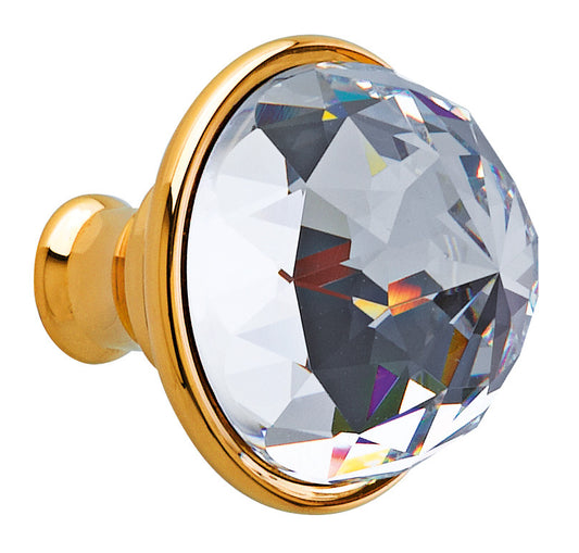 Bronces Mestre Clasica Cabinet knob diameter 34mm with Swarovski crystal - 0Z5741-B00