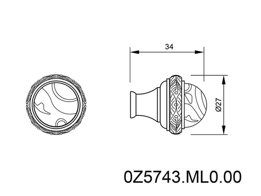 Technical drawing - Bronces Mestre