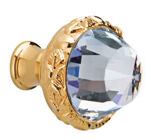 Bronces Mestre Clasica Cabinet knob diameter 37mm with Swarovski crystal - 0Z5744-000