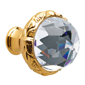 Bronces Mestre Clasica Cabinet knob diameter 37mm with Swarovski crystal - 0Z5744-B00