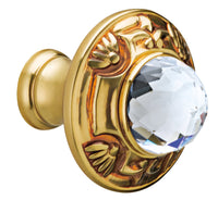 Bronces Mestre Clasica Cabinet knob diameter 38mm with Swarovski crystal - 0Z5747-B00
