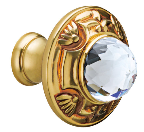 Clasica Cabinet knob diameter 38mm with Swarovski crystal