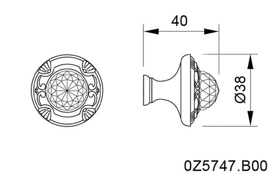 Technical drawing - Bronces Mestre