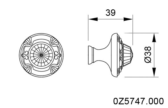 Technical drawing - Bronces Mestre
