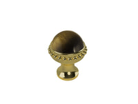 Bronces Mestre Metropolis Precious Cabinet knob diameter 26mm with tiger's eye - 0Z5785-TG0
