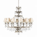 Hängelampe Gus 2769U - 12xE14 - Silber (antique)
