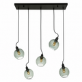 Suspension Sigrid 1934B - 5xE27 - Noir