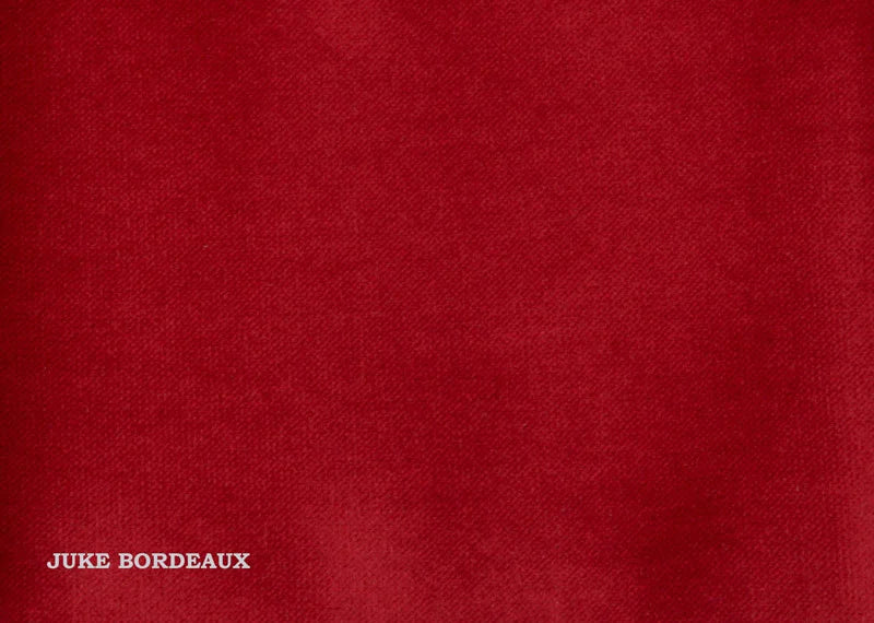 Dining Chair Canon – Alcantara Bordeaux - White feet