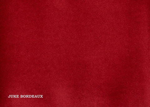 Dining Chair Canon – Alcantara Bordeaux - White feet