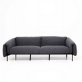 Canapé outdoor Zerio - Noir 224x98x70cm