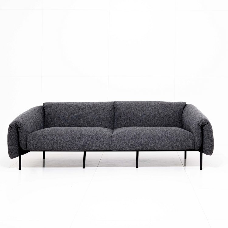 Outdoor Sofa Zerio - Noir 224x98x70cm | Marcottestyle