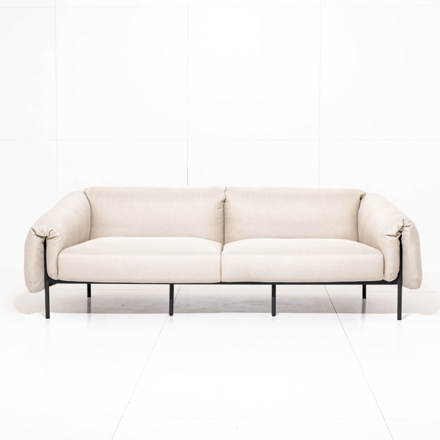 Canapé outdoor Zerio - Clair Beige 224x98x70cm