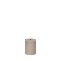 Säule Kerze Rustikale W5 x H7,5 cm | Marcottestyle